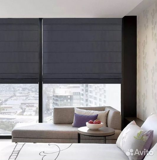 Рулонные шторы блэкаут на пластиковые окна