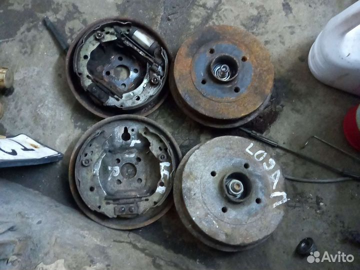 Задний тормозной барабан renault logan 1