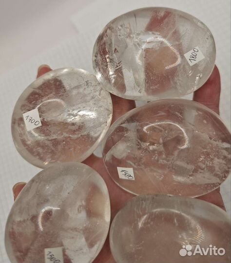 Горный хрусталь крупная галтовка