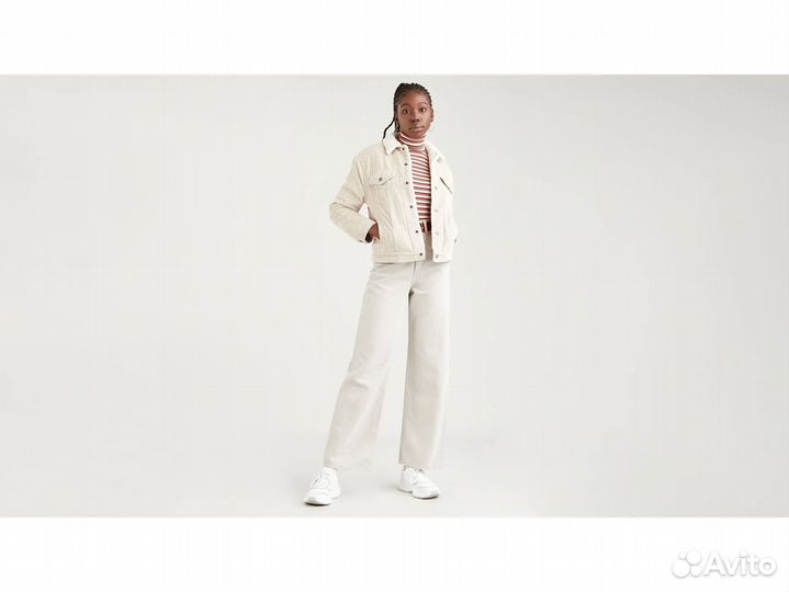 Оригинал Levi’s Женская джинсовая куртка бежевый