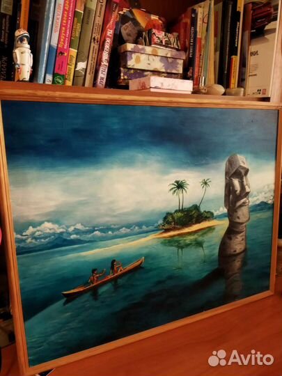 Картина маслом московского художника