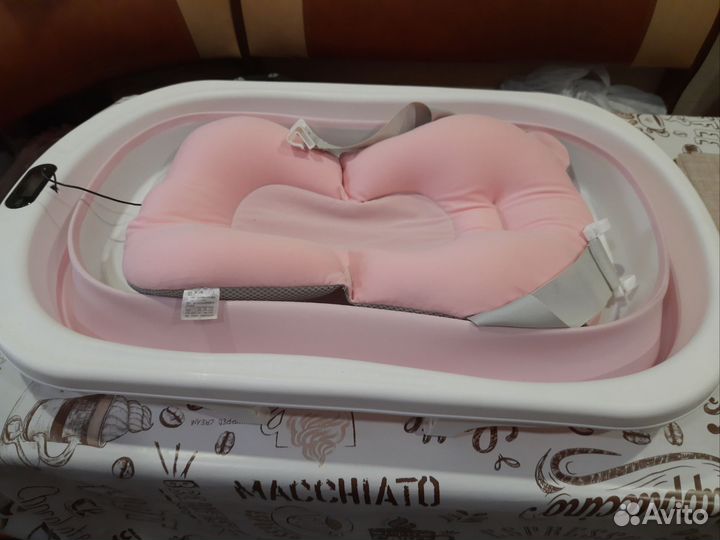 Ванночка для купания с термометром