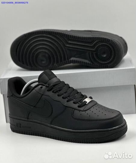 Кроссовки Nike Air Force Low Black (Арт.58186)