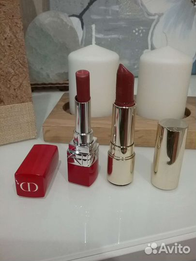 Помады /блески /тени dior, givenchy, clarins