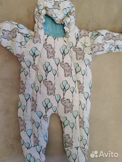 Конверт на выписку с комбинезоном