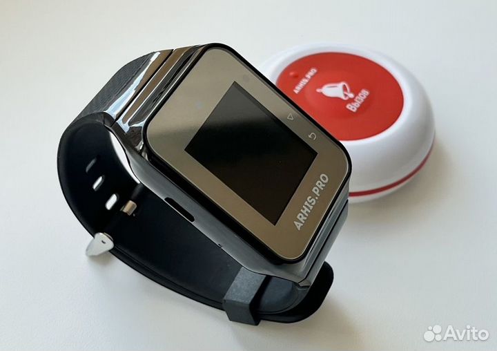 Кнопка вызова персонала, официанта и пейджер часы