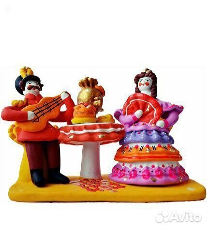 Дымковская игрушка композиция