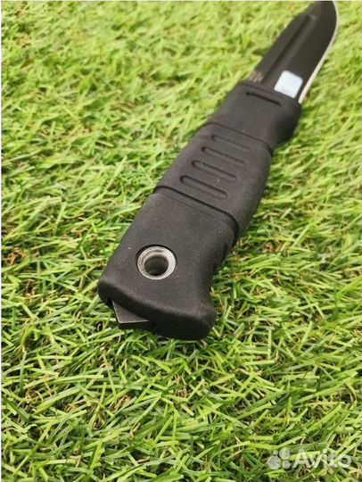 Туристический нож Витязь Black ножны пластик