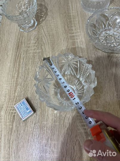 Хрустальные салатники, конфетницы СССР