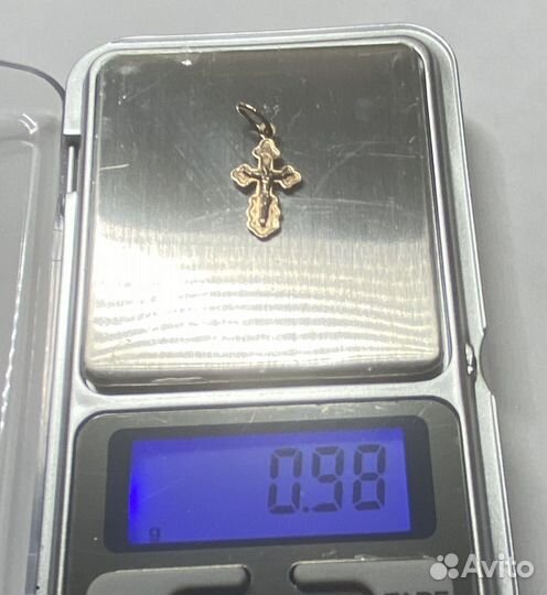 Золотой крестик 585 проба