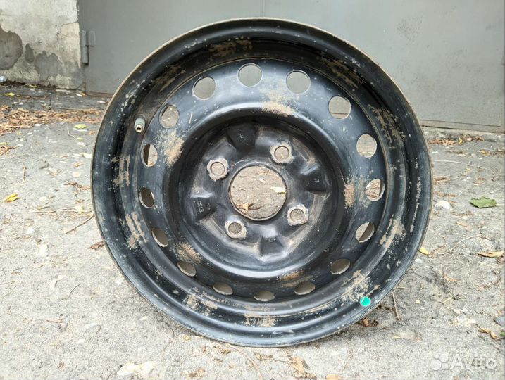 Диски штампованные R14 черные комплект 4 штуки