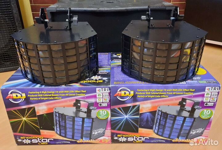 Светомузыка ADj Shooting Star LED 2ш Mic DMX Strob