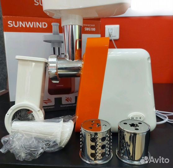 Мясорубка/овощерезка,2000Ват,новая