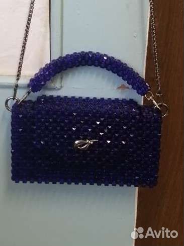 Сумка из акриловых бусин