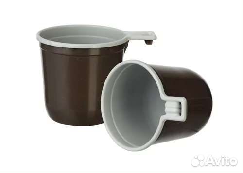 Пластиковые стаканы с ручкой 200ml