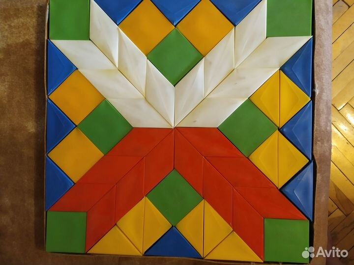 Детская геометрическая мозаика СССР после 1975 г