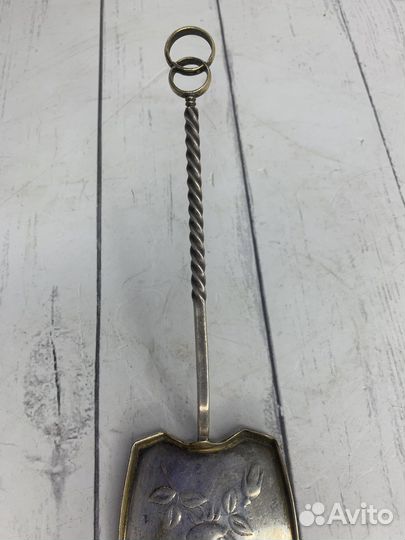 Лопатка для торта серебро 916