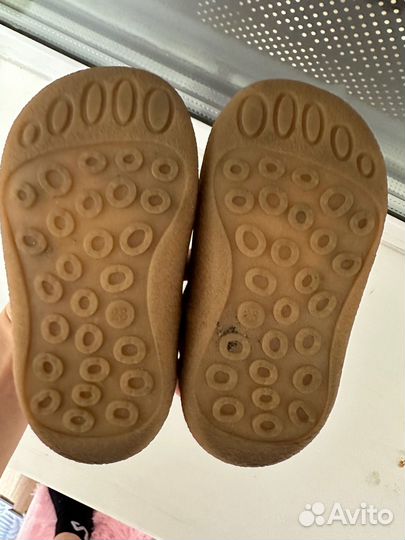 Ботинки кожанные босоногая нога 23 размер