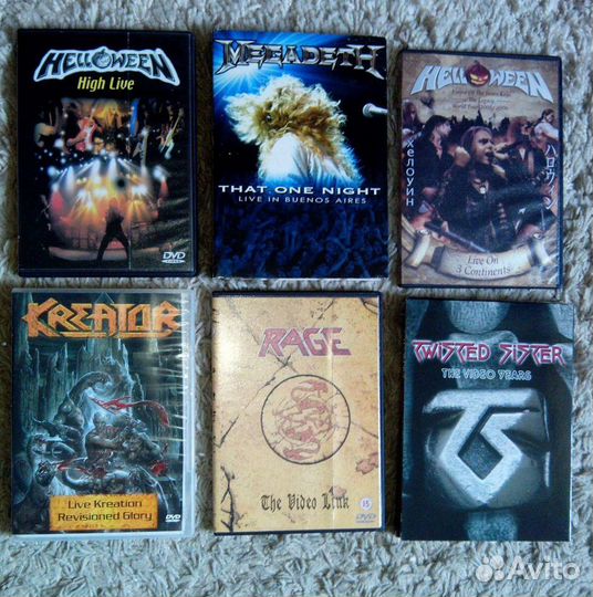 Megadeth - Helloween - Overkill (DVD )