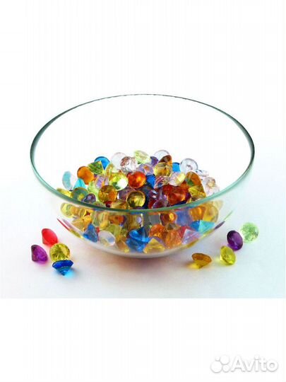 Камни для декора. Акрил. 2 разных набора