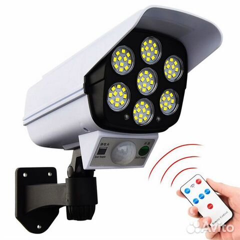 Фонарь на солнечной батареи с датчиком движения