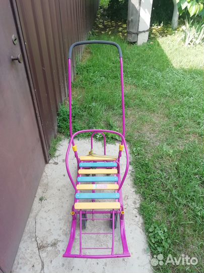 Детские санки на колесах