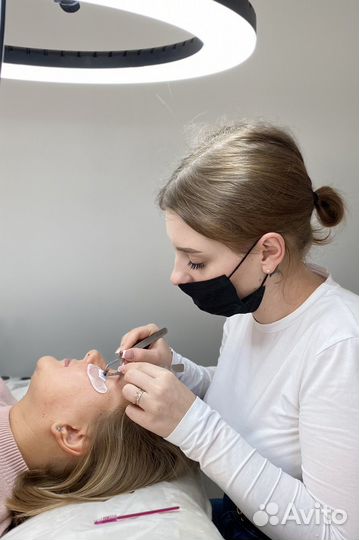 Наращивание ресниц обучение