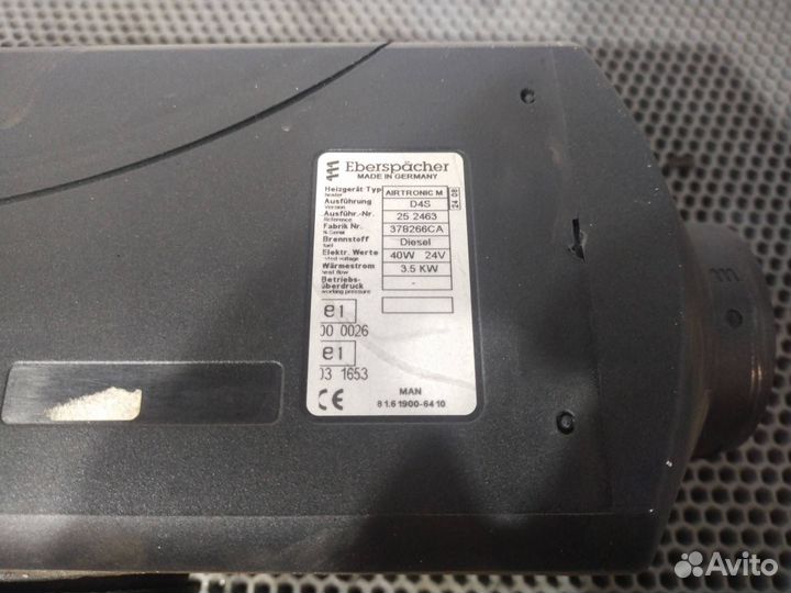 Автономный отопитель MAN TGA 2006 81619006410