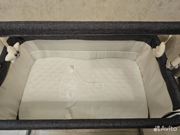 Приставная кровать манеж для новорождённого