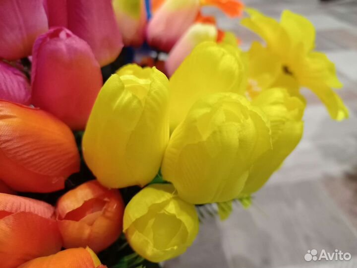 Тюльпаны искусственные, отличное качество