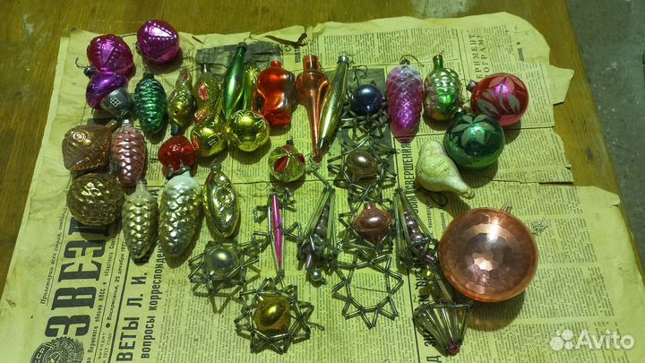 Елочные игрушки СССР