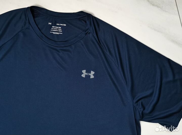 Футболка Under Armour The Tech Tee Blue 2.0 XXL