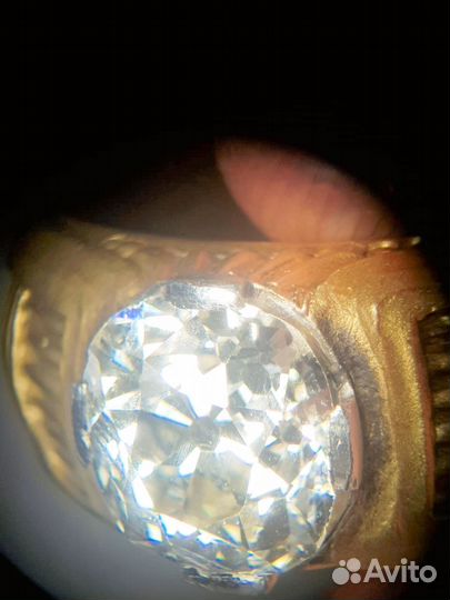 Мужской золотой перстень конец XIX-начало XX века