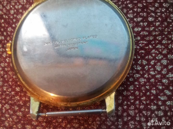 Часы Японские позолоченные