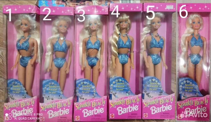 Sparkle beach barbie