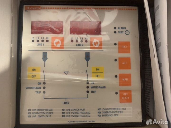 ATS контроллер lovato ATL20A240 новый