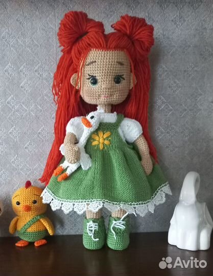 Вязаные игрушки ручной работы