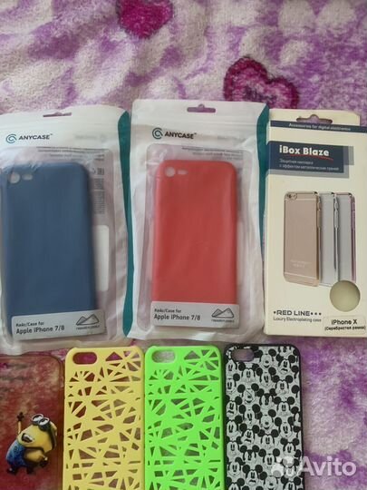 Чехлы на iPhone 4, 5s, 7/8 plus, x