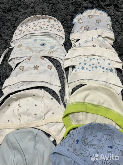 Чепчик для новорождённого