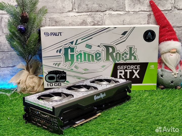 Видеокарта Palit GeForce RTX 3080 GameRock