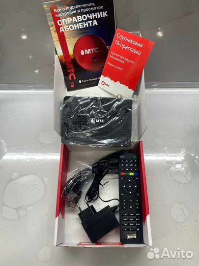 Спутниковое тв приставка+тарелка МТС новое