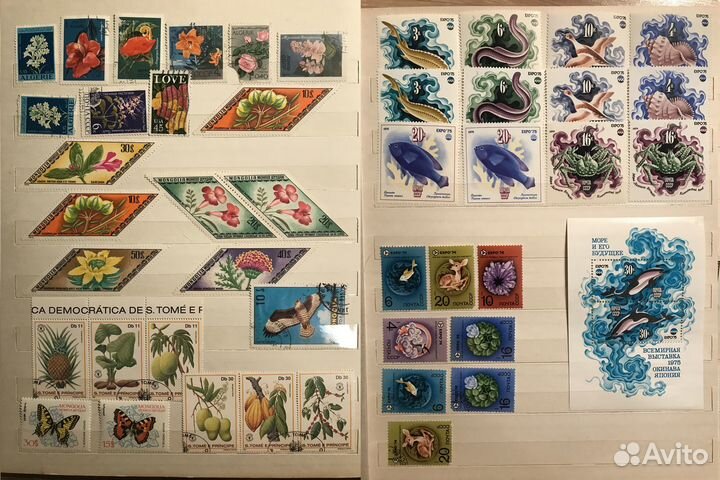 Почтовые марки: Флора и фауна