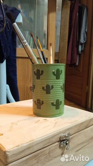 Банка-жестянка ручной работы)