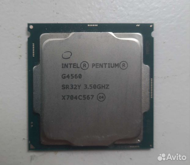Процессор intel core pentium G4560 и дополнение
