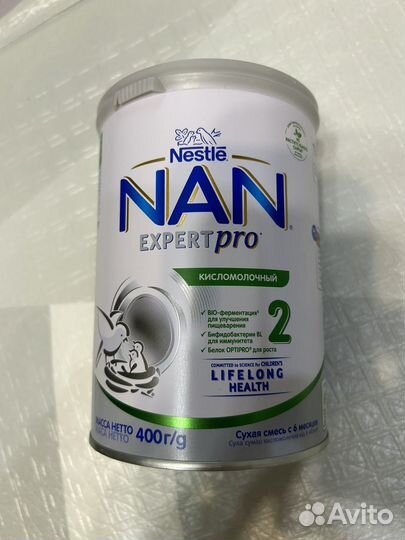 Кисломолочная смесь NAN 2