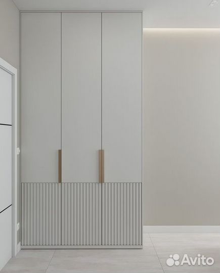 Шкаф с фрезеровкой