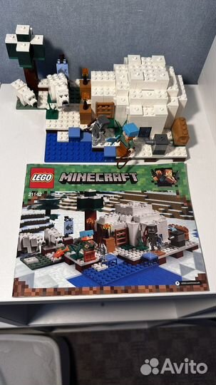 Конструктор lego minecraft