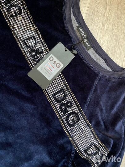 Кофта велюр Дольче Габана р 42 новая