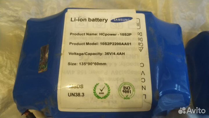 Аккумуляторы Samsung для гироскутера 36в 4400ма