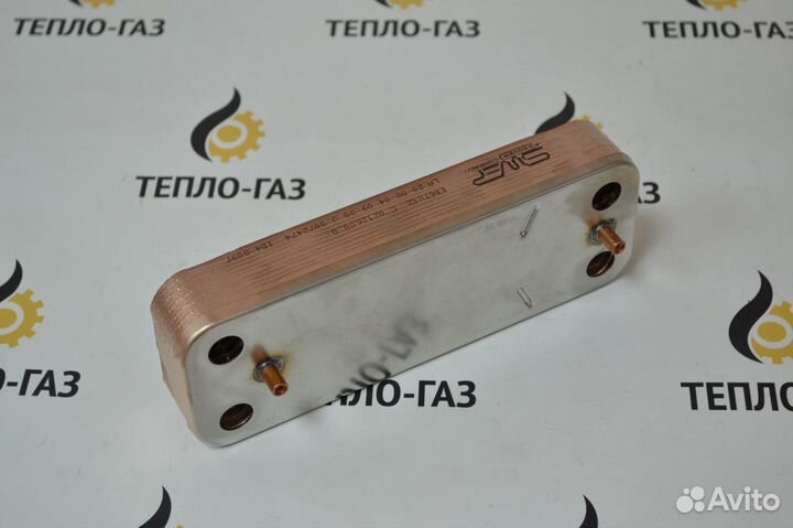 Теплообменник вторичный гвс 12 пл. котла Baxi